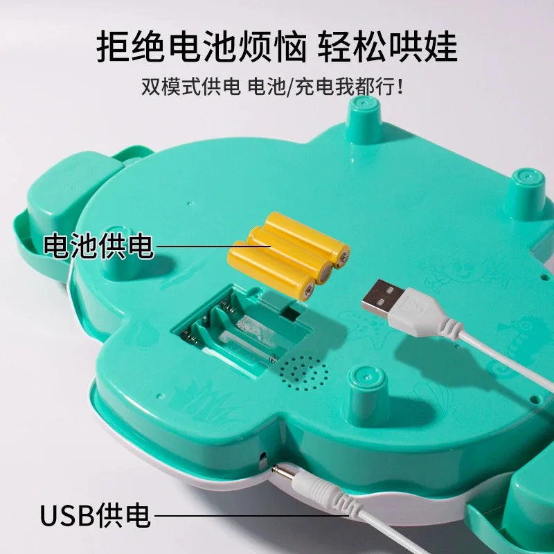 Children's electric fishing toy multi-functional track magnetic levitation music baby education early parent-child interaction
