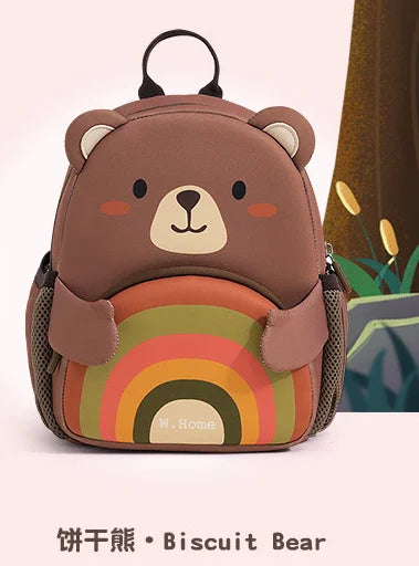 2025 New Arrival Cute Bear & Bunny Kids Backpack - Lightweight School Bag for Preschool Boys Girls, Adorable Toddler Travel Bag