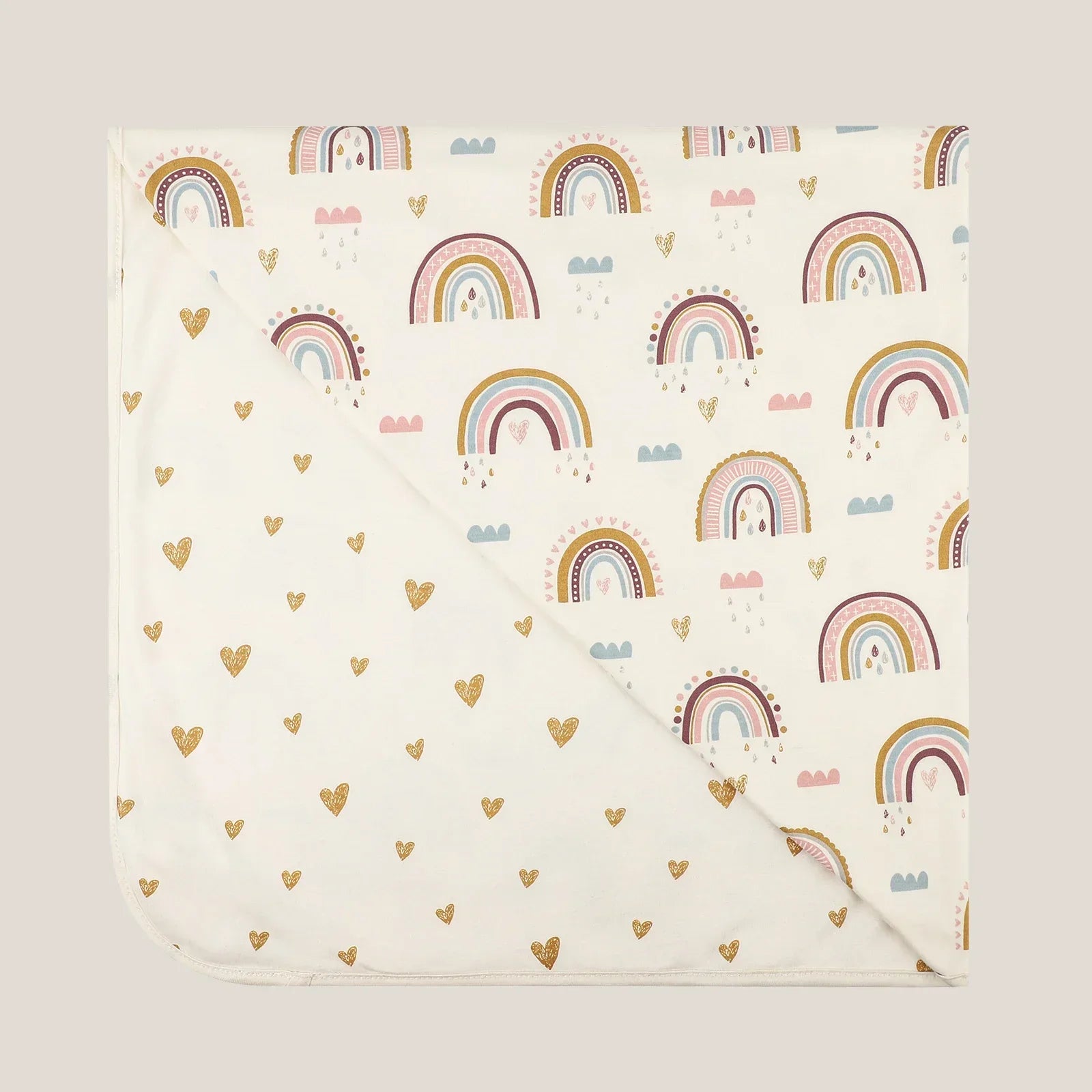 Infant knit Swaddling Quilt 2-layer Baby Blanket Skin-friendly Child Soft Cover 100% Cotton Kids Nap Blanket Breathable 1-3Y