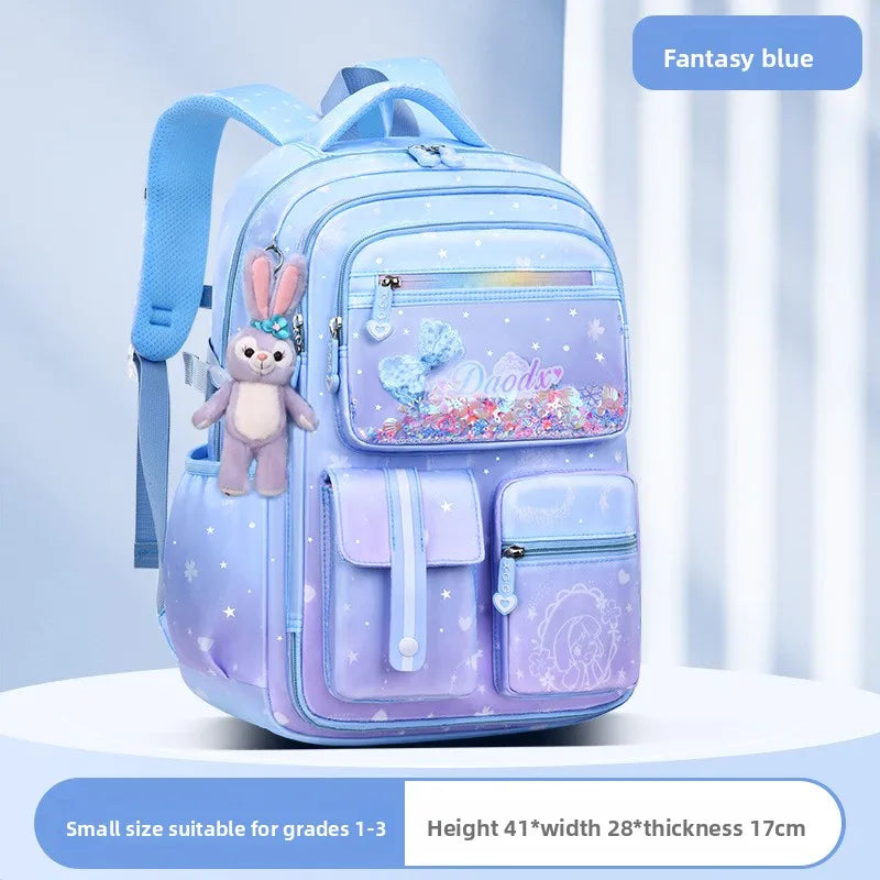 2025- Primary School Girls' Schoolbag Kawaii Lightweight Children's Bag Waterproof Bags Colorful Travel Backpack Mochilas Gifts