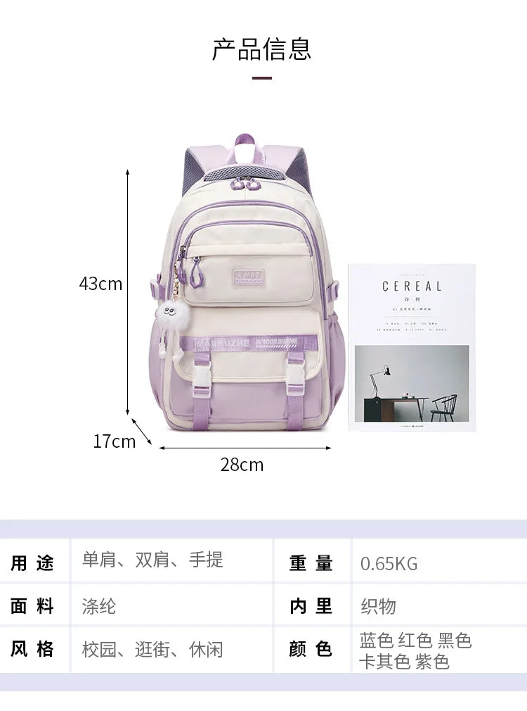 elementary school bags for girls 7 to 12 years Primary school backpack teenagers bag for books student shoulder bag for kids