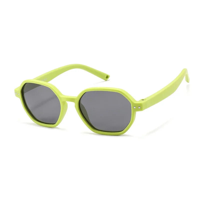Baby Sunglasses with Strap Polarized Flexible Polygon UV400 for Infant Toddler Boys Girls Age 0-36 Months