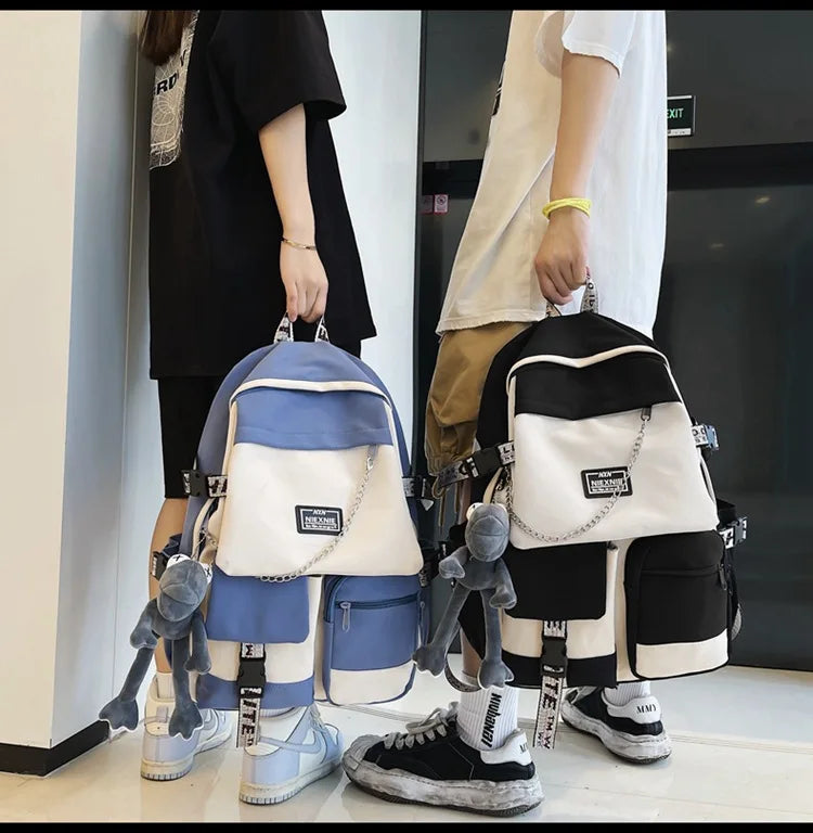 2025 Fashion Schoolbag Female Student Backpack Large Capacity Fashion Boy Backpack Computer Bag Femal School Backpack Travel Bag