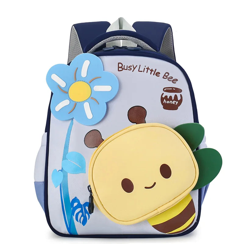Kindergarten Schoolbag Boys and Girls Schoolbag Cartoon Backpack Anti-lost Small Backpack Children's Bag Mochila Escolar