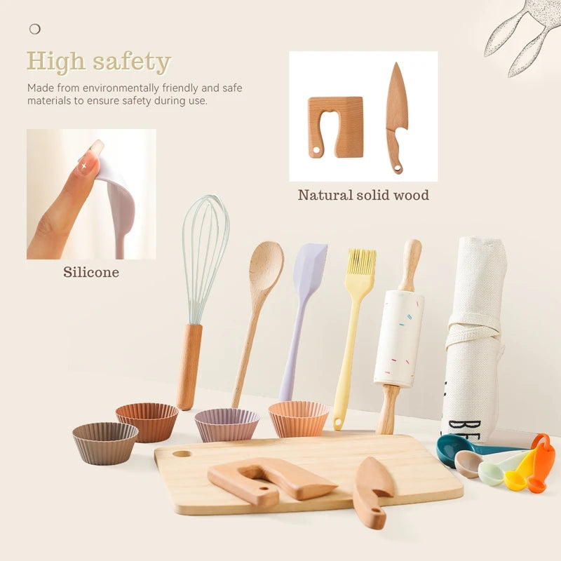 Silicone Baby Makeup Toys Set Simulation Pretend Cosmetics Toys Girls Playing House Game Children Early Education Montessori Toy