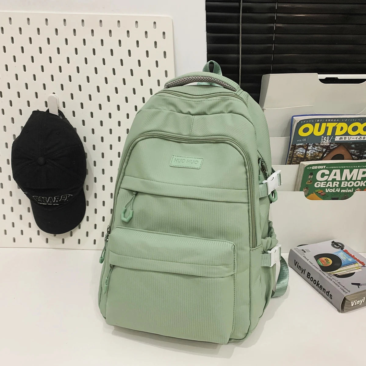 Schoolbag Unisex New Japanese Simple High School Student Junior High School Student Large-Capacity Backpack