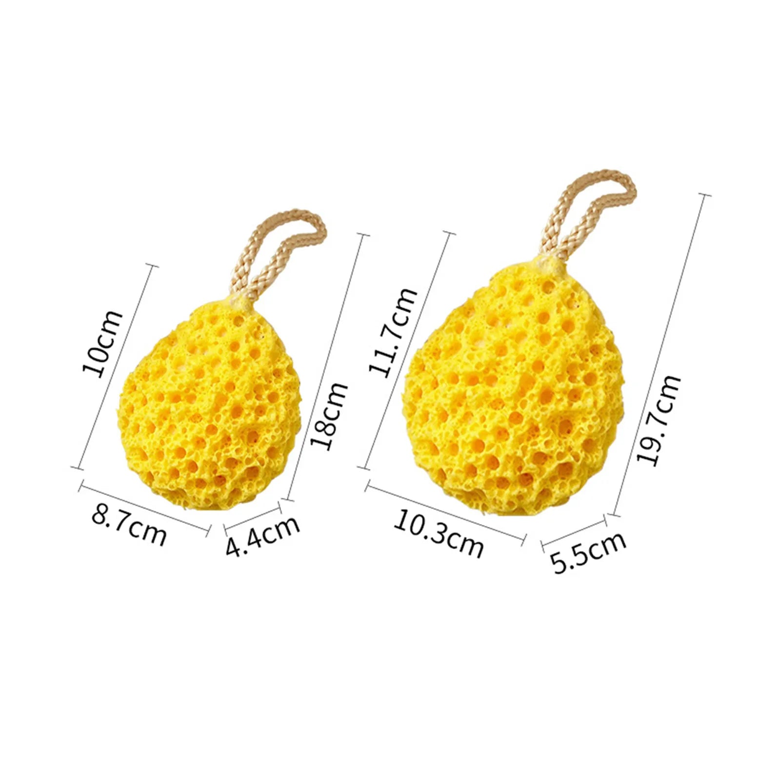 Super Soft Sponge Bath Ball Scrubber Baby Kids Bath Sponge Easy to Clean and Dry for All Kinds of Skin Body Cleaning