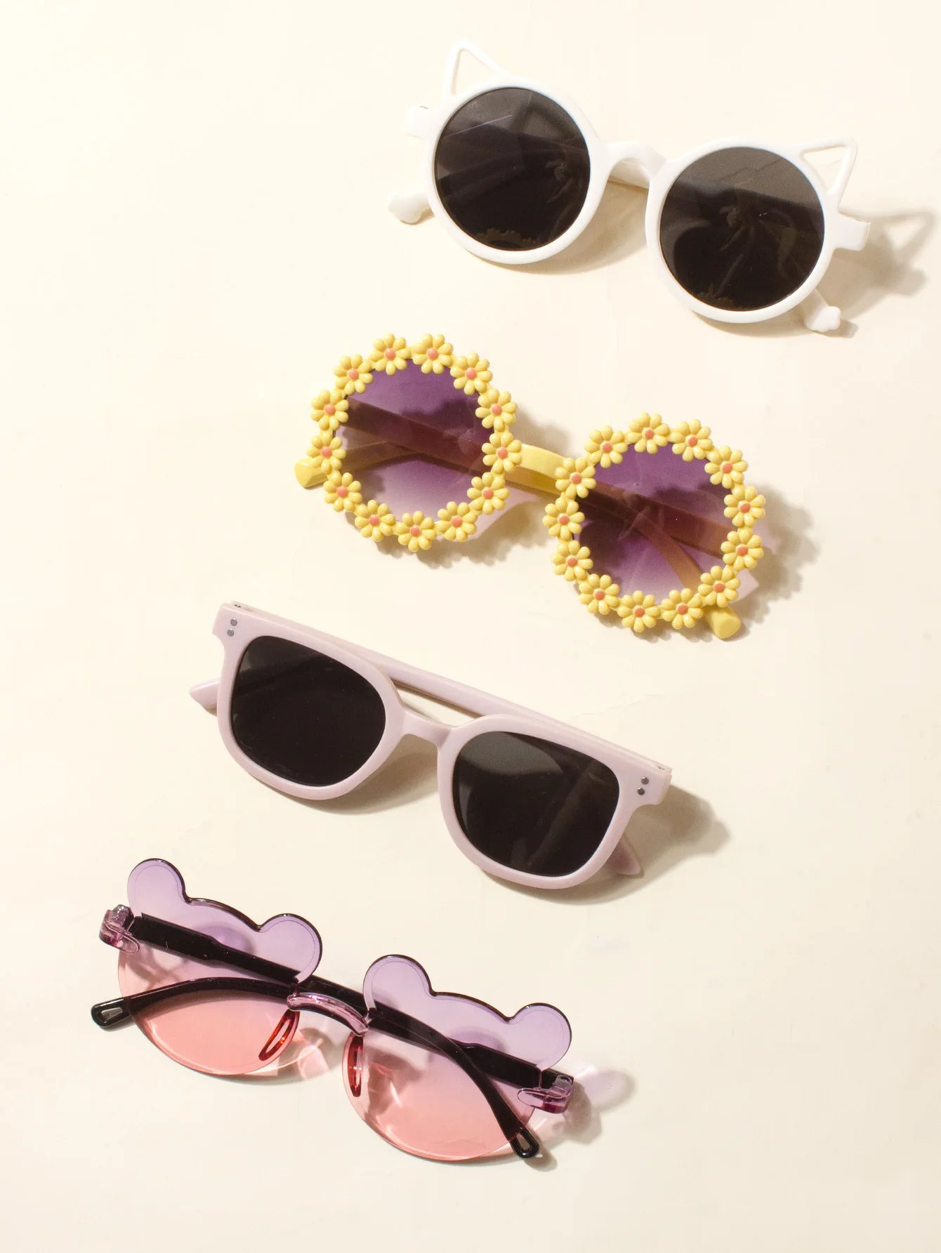 4PCS Baby Sunglasses,Baby Boy And Baby Girl Sunglasses,Cool,Cute,Baby Sunglasses Gift,Spring Accessories,Summer Accessories