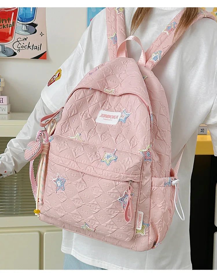 Backpack Handbags Schoolbags Nylon Small Bag Wallets Travel Casual School Backpack for Woman Daily Shopping