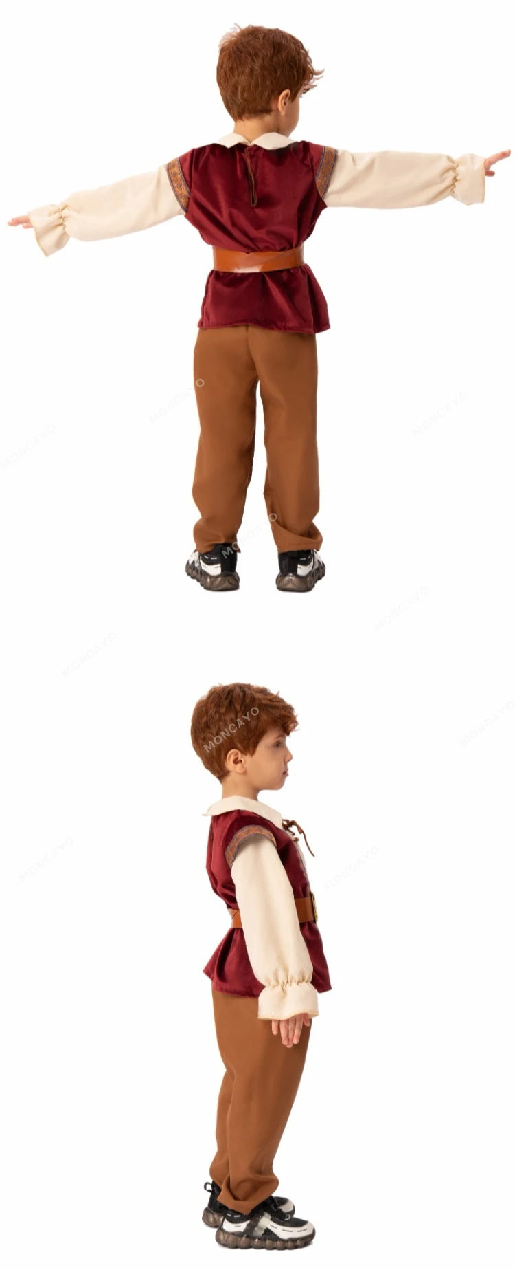 Boys European Medieval Vintage Party Dresses Costume Child Performance Costumes ancy Dress Halloween Party Cosplay Costume