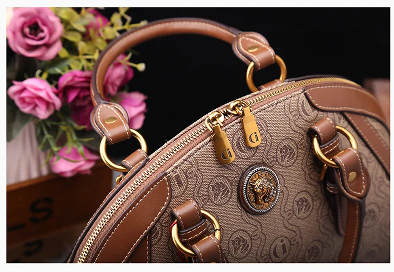 Women's handbag light luxury 2025 autumn and winter new item large capacity retro high-end designer shoulder crossbody bag