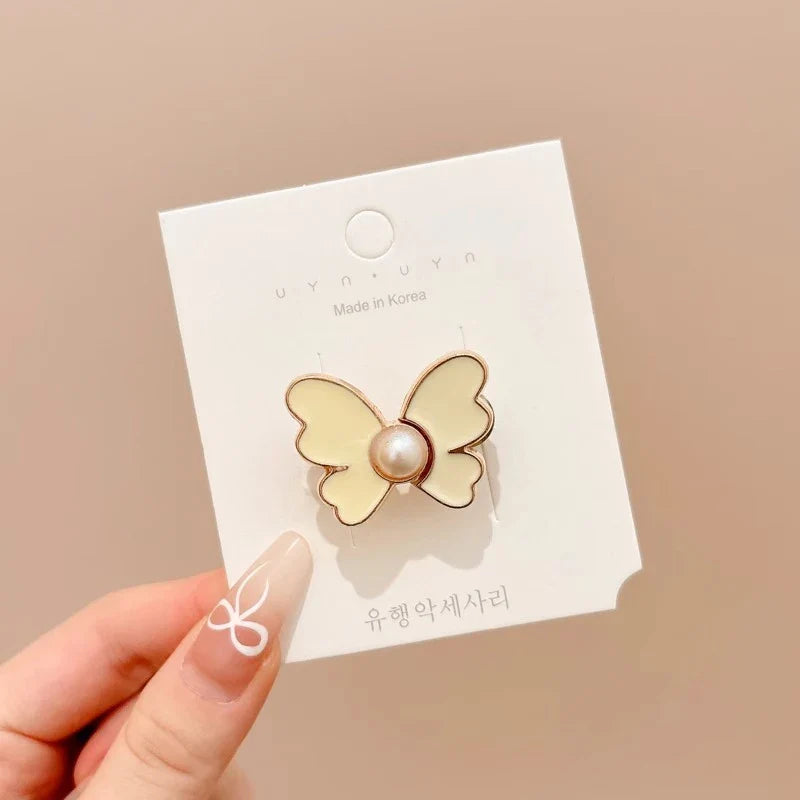Adjustable Clips Butterfly Jeans Button For Pant Skirts Waist Tightener Buckle Snap Button Adjuster Pants Pin Retractable Button