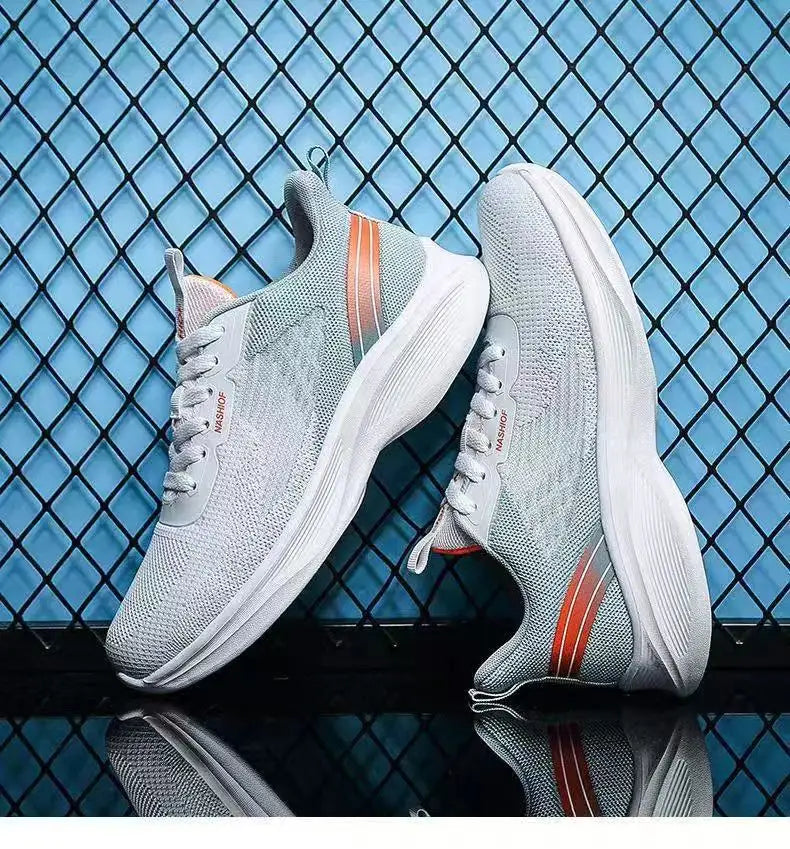 Men's Running Shoes 2025 Spring Lightweight Breathable Mesh Upgraded Version Soft Bottom Casual Sport Sneakers