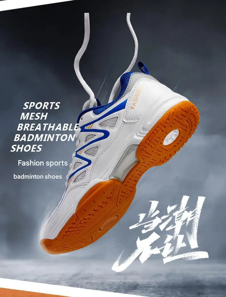 Unisex Professional Athletic Badminton Shoes Women Big Size 48 Lightweight Training Tennis Sneakers Men Sports Volleyball Shoes