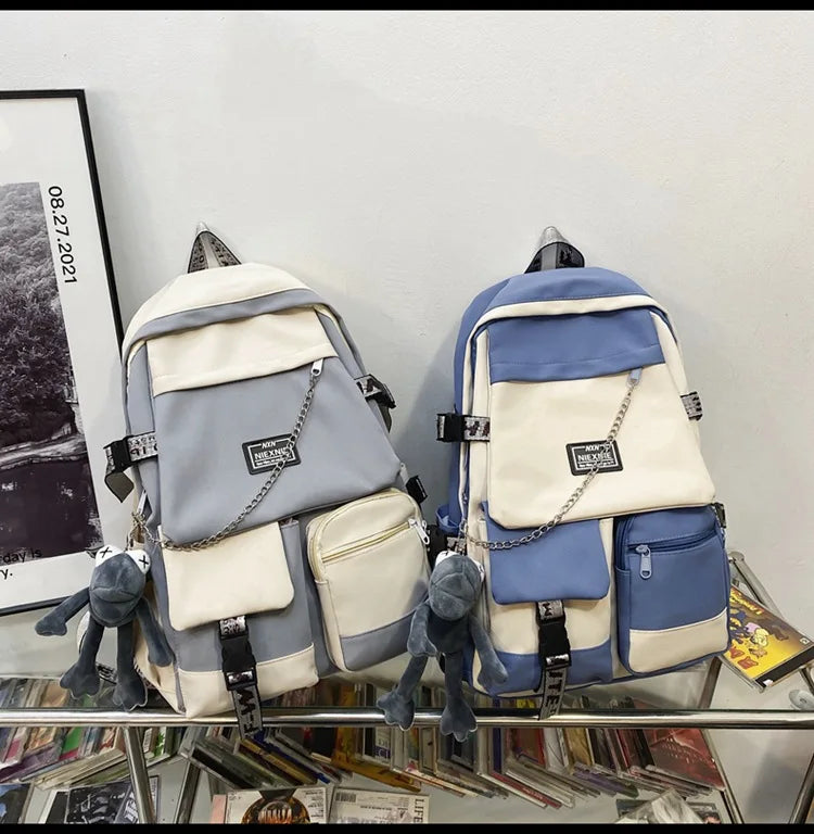 2025 Fashion Schoolbag Female Student Backpack Large Capacity Fashion Boy Backpack Computer Bag Femal School Backpack Travel Bag