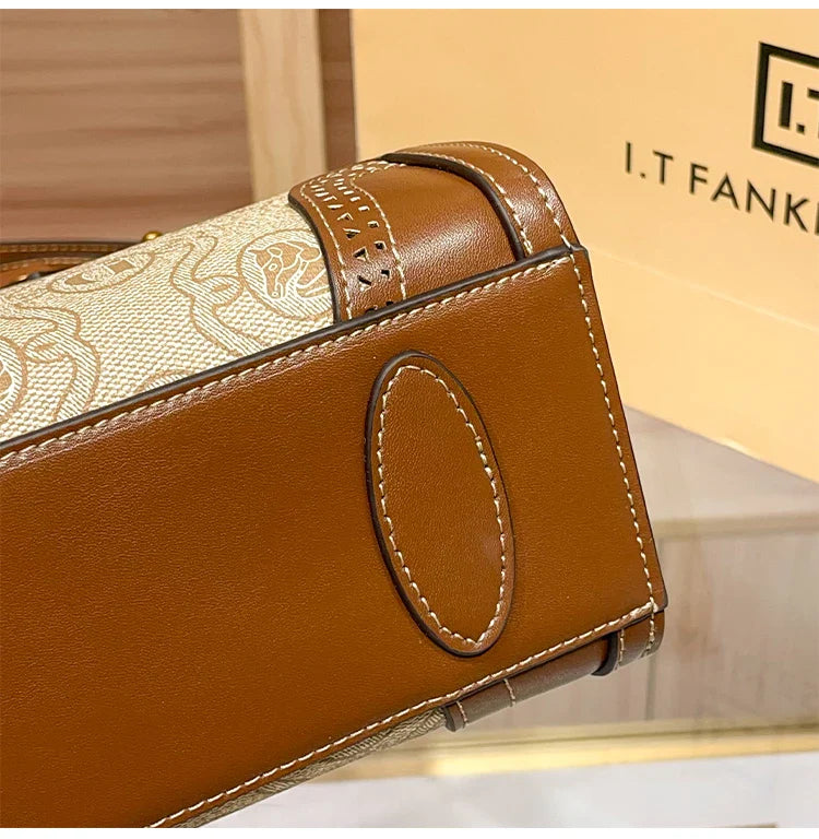 Light luxury brand women's bag 2025 new fashionable and high-end one shoulder hand-held niche design crossbody bag tote bag