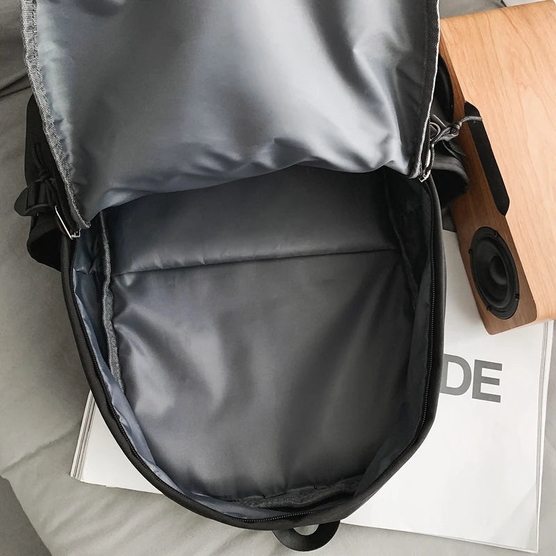 Fashion Cute Cartoon Pattern Waterproof Student School Bag, Casual Large Capacity Nylon Zipper Backpack Woman and Man, Unisex