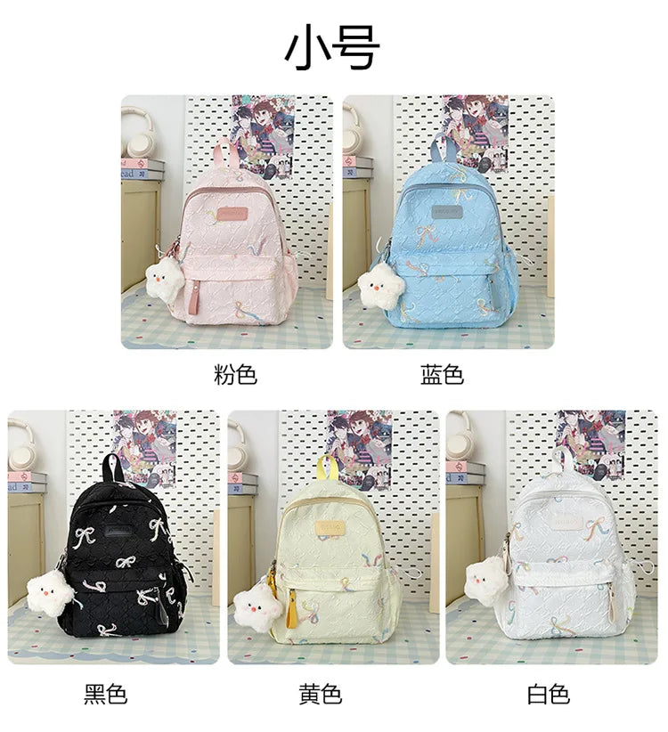 2025 Minimalist College Backpack - Large Capacity Laptop Bag, Waterproof Nylon School Bag with Padded Straps for Teens Ages