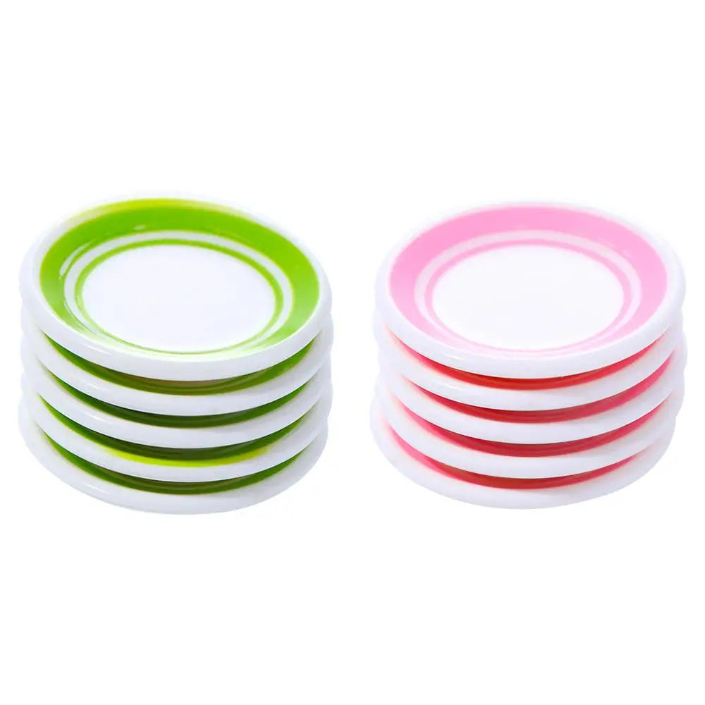 Accessorie Pretend Play  Dolls Accessories Miniature Kitchen Toys Photograph Props Doll house Dinner Plates Food Dishes