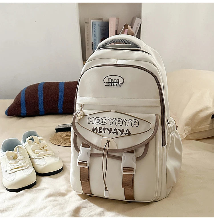 School Bags For Girls Japanese Style Kawaii For Large New Nylon Shoulder Bag Backpack School Set For Kinder Girl Kids Schoolbags