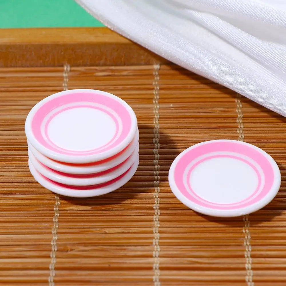 Accessorie Pretend Play  Dolls Accessories Miniature Kitchen Toys Photograph Props Doll house Dinner Plates Food Dishes