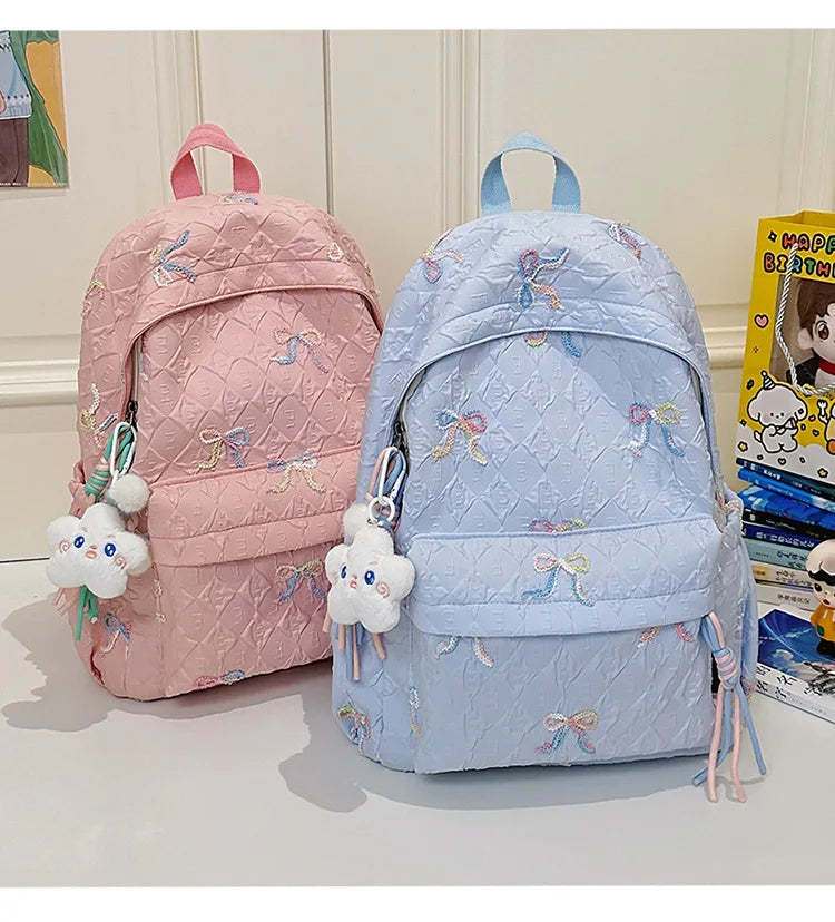 New Cute Western-style Children's Backpack, Cartoon Dolphin Kindergarten Snack Bag, Personalized Embroidery Unique Holiday Gift