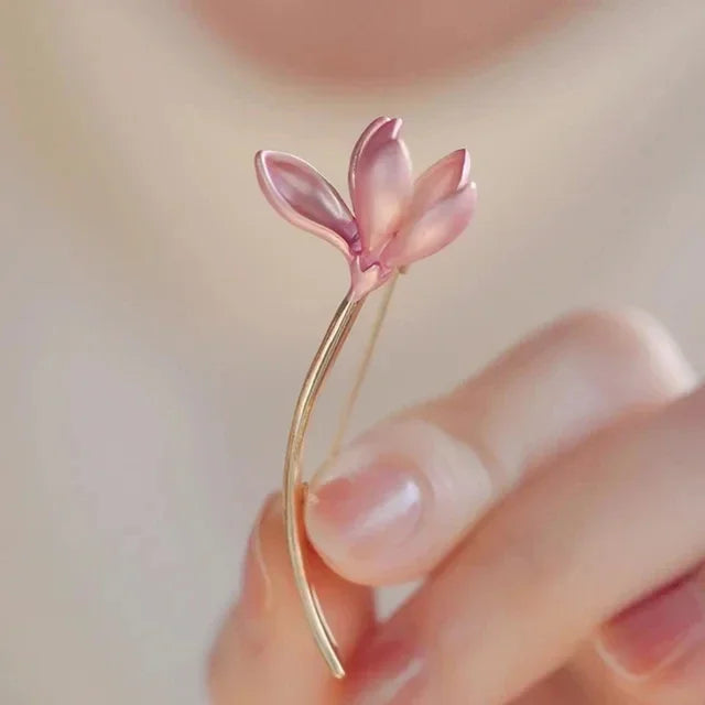 Luxury Snowflake Pearl Crystal Brooch Large Snowflake Flower Brooch Pins Fashion Exquisite Women's Jewelry
