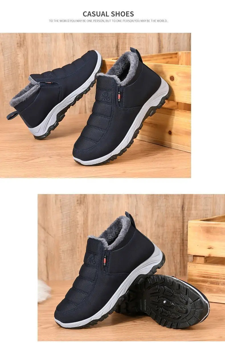 Men's Shoes Autumn Winter Casual Cotton Warm Wear Resistant Chunky Sole Affordable Free Shipping