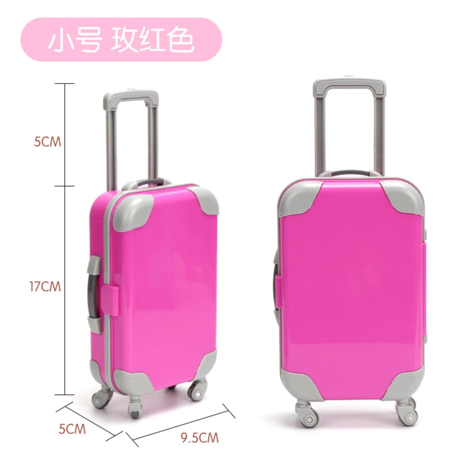 Toy Accessories Toys A Variety Of Color Matching Suitcases Suitable For American Dolls newborn Baby Dolls