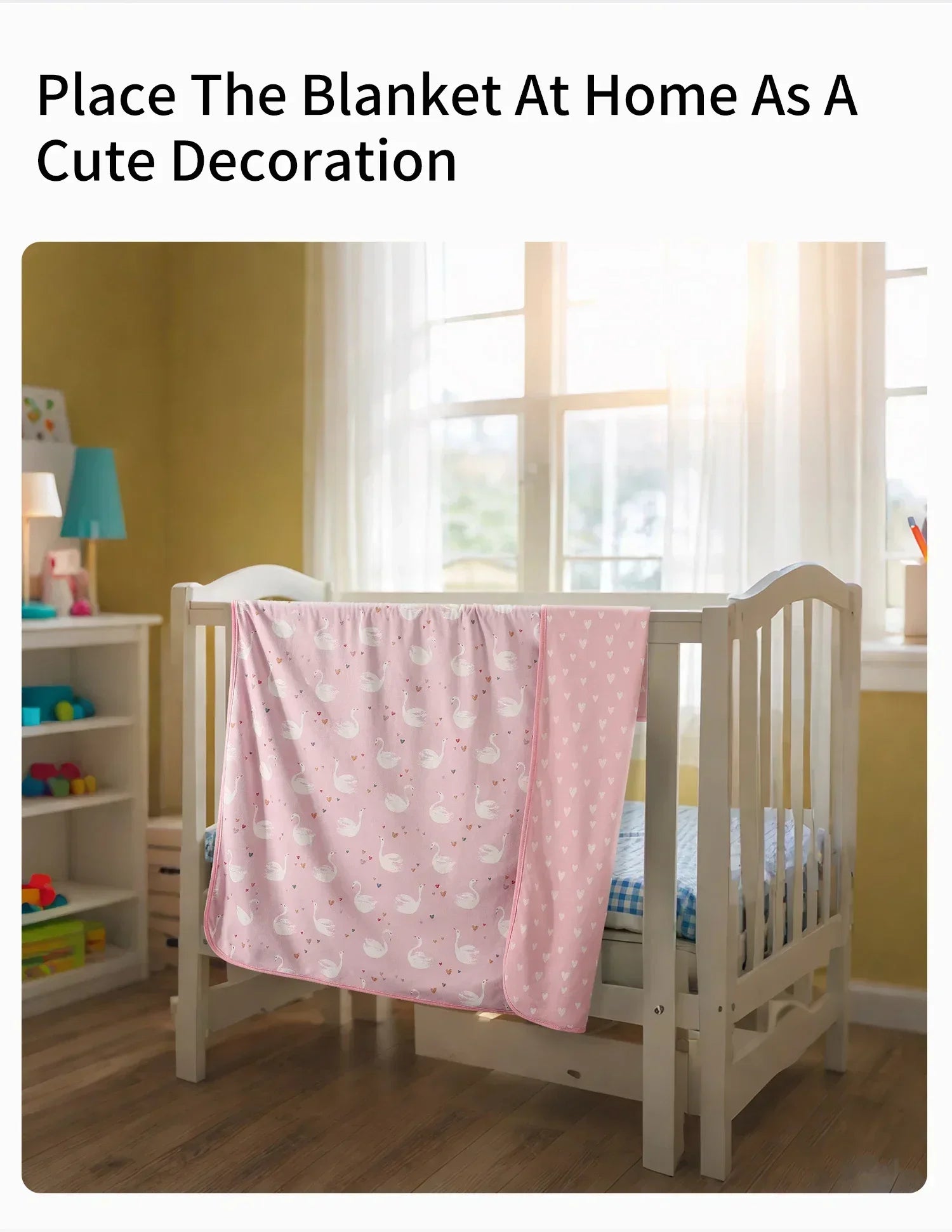 Infant knit Swaddling Quilt 2-layer Baby Blanket Skin-friendly Child Soft Cover 100% Cotton Kids Nap Blanket Breathable 1-3Y