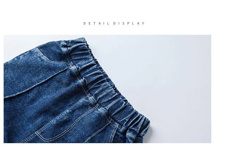 Spring Autumn Kids Baby Girls Cowboy Pants Baby Girls Jeans Casual Girls Jeans Children Clothing Kids Bell-bottoms Jeans