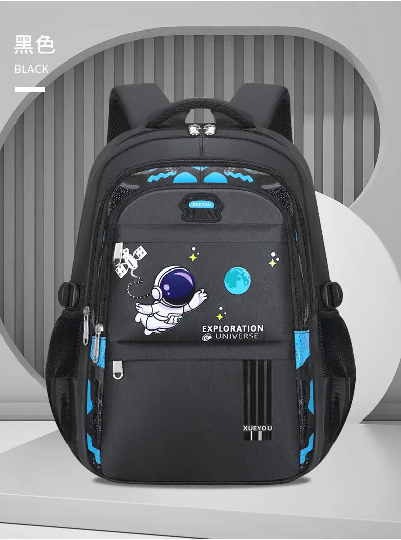 Popular Astronaut Elementary School Student Oxford Cloth Bag Large Capacity Children's Nylon Backpack Men