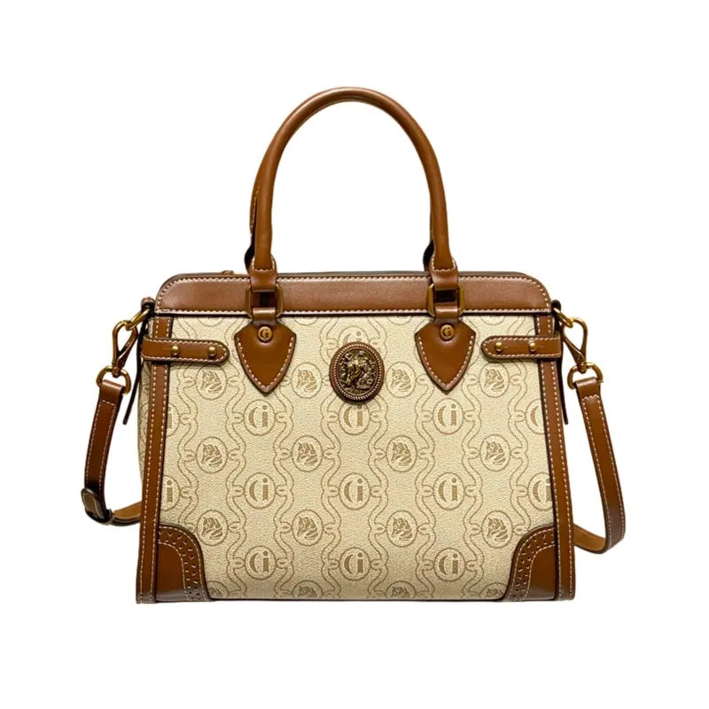 Light luxury brand women's bag 2025 new fashionable and high-end one shoulder hand-held niche design crossbody bag tote bag