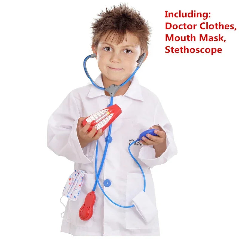 Kids Role Playing  Police Lawyer Firemen Doctor  Uniform Carnival Party Dress Decoration Cosplay Halloween Costume