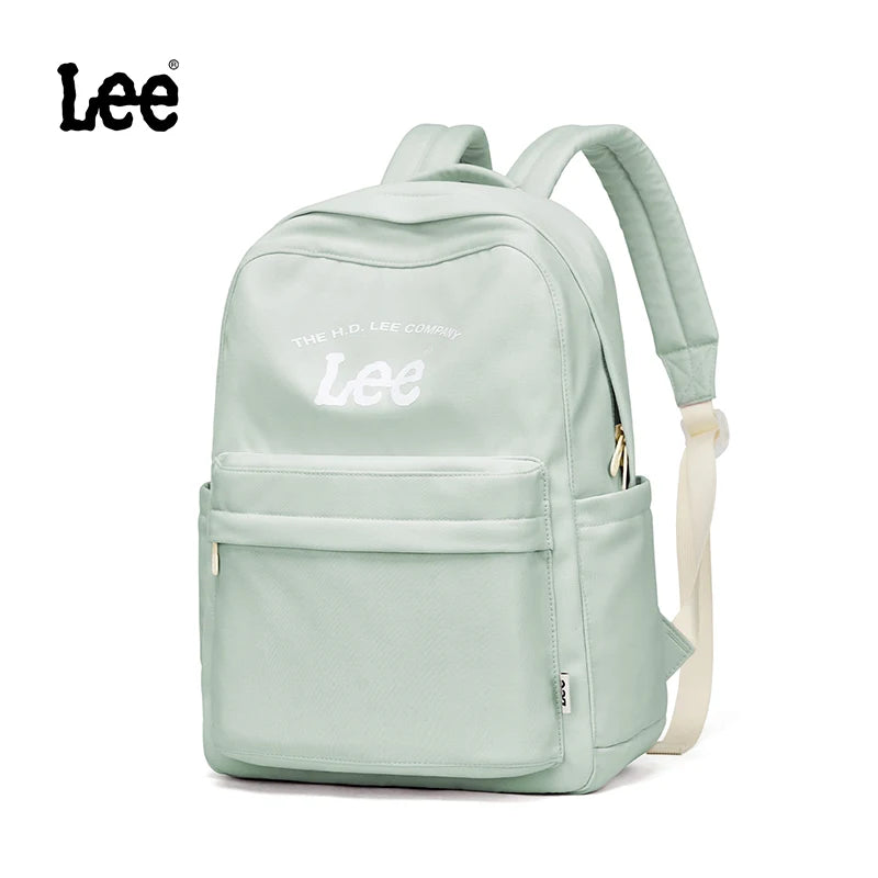 LEE Unisex Large Capacity Laptop School Bag for Women Man Leisure Oxford Waterproof Travel Backpack Candy Color Bookbag Trip