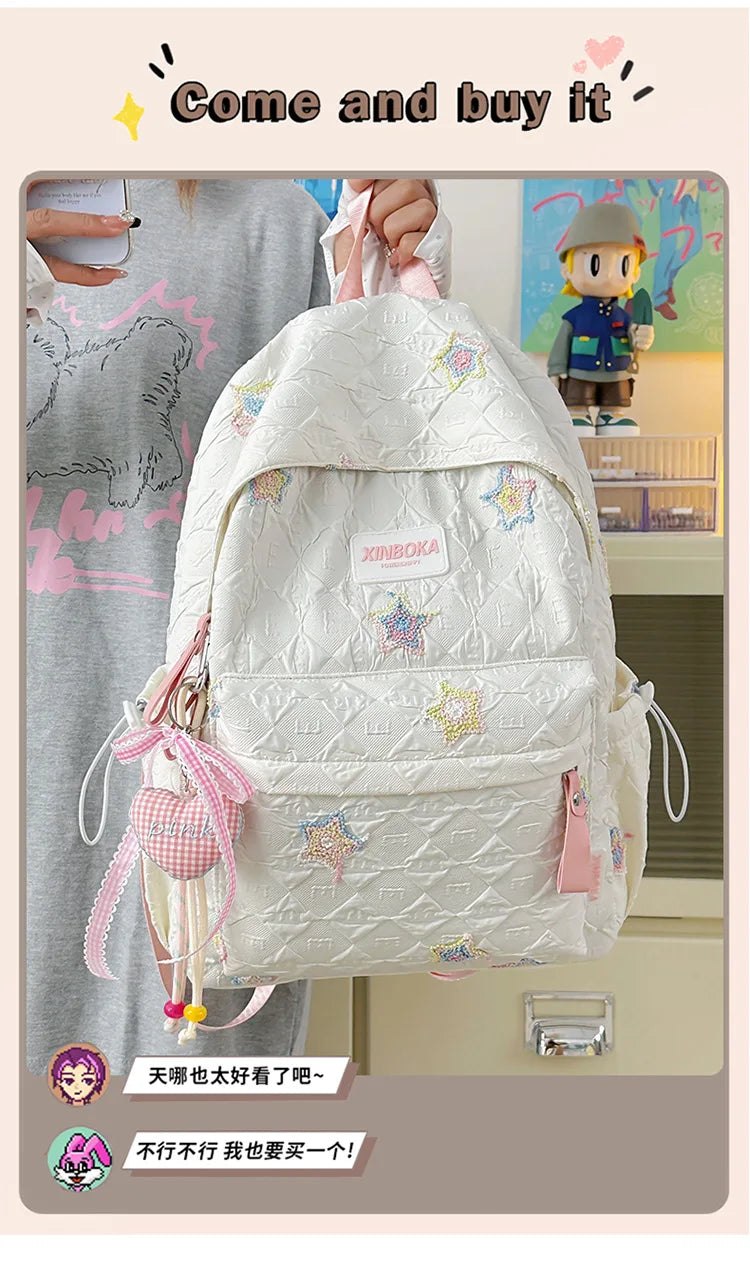 Backpack Handbags Schoolbags Nylon Small Bag Wallets Travel Casual School Backpack for Woman Daily Shopping
