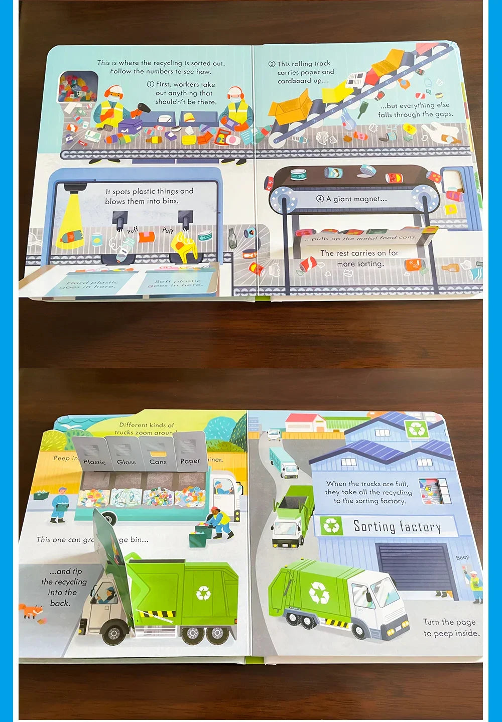 Usborne Peep Inside How Works Series Scientific Knowledge Learning Picture Book in English Daily Bedtime Reading Book