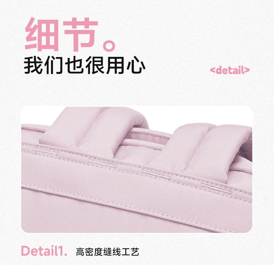 LEE Unisex Large Capacity Laptop School Bag for Women Man Leisure Oxford Waterproof Travel Backpack Candy Color Bookbag Trip