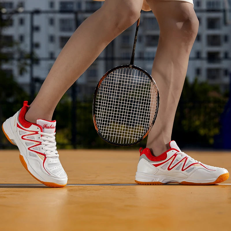 Unisex Professional Athletic Badminton Shoes Women Big Size 48 Lightweight Training Tennis Sneakers Men Sports Volleyball Shoes