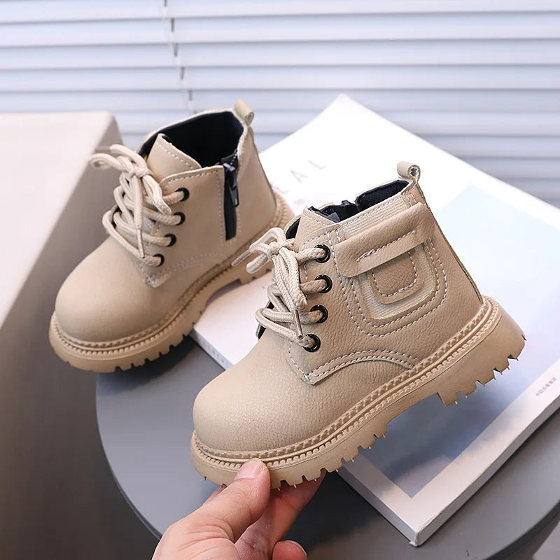 New 2025 Autumn Winter Baby Boots Toddler Fashion Ankle Boots Kids Shoes Boys Girls Snow Boots Children Soft Non-slip Short Boot