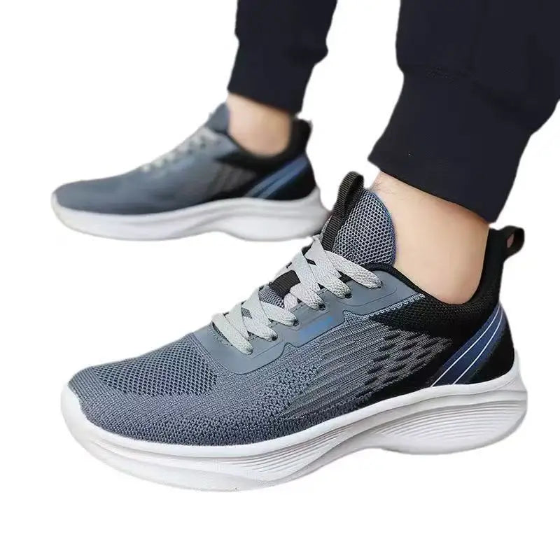 Men's Running Shoes 2025 Spring Lightweight Breathable Mesh Upgraded Version Soft Bottom Casual Sport Sneakers