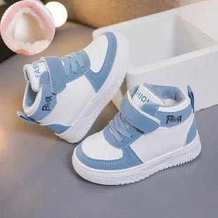 Children Winter Ankle Snow Boots Classics Casual Shoes For Boys Girls Non-slip Thicken Fleece Warm Outdoor Shoes Fashion Sneaker