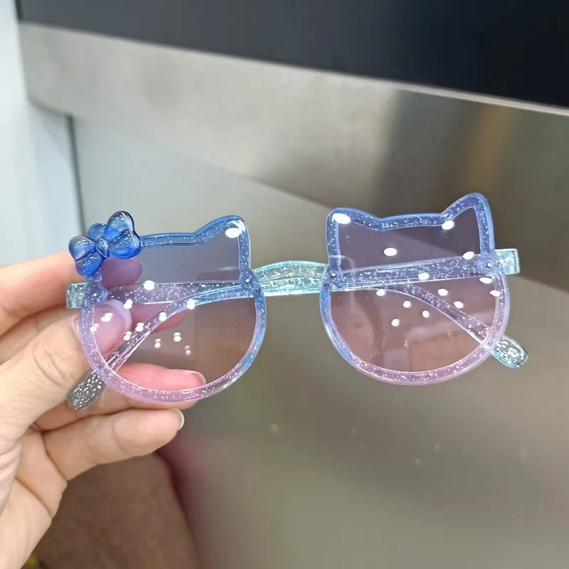 Children's Sunglasses, Girls' UV Protection, Cute and Super Cute Baby Glasses, Little Girls' Soft Legs, Silicone Polarized