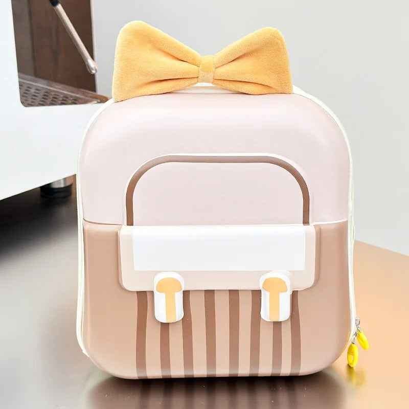 Kindergarten Small Schoolbag Sweet Bow Lightweight Boys And Girls Eggshell Shoulder Bag New Children Fashion Backpacks
