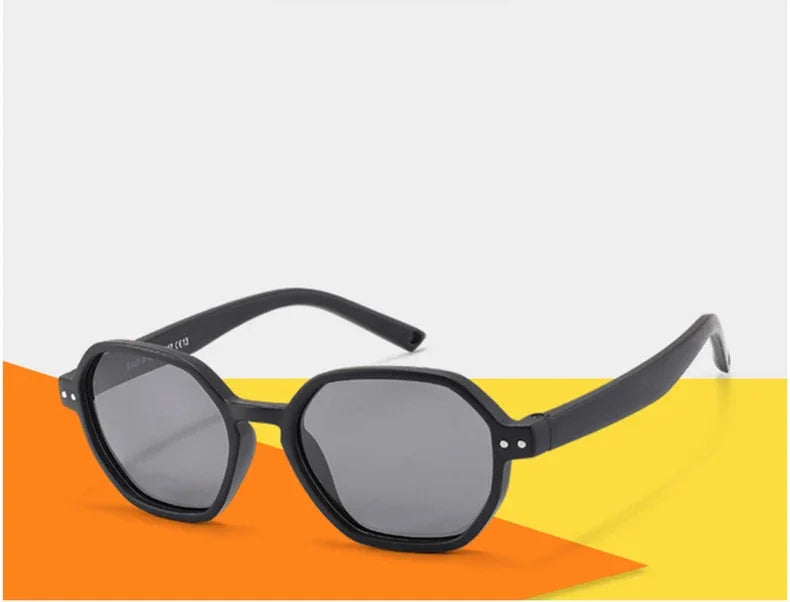 Baby Sunglasses with Strap Polarized Flexible Polygon UV400 for Infant Toddler Boys Girls Age 0-36 Months