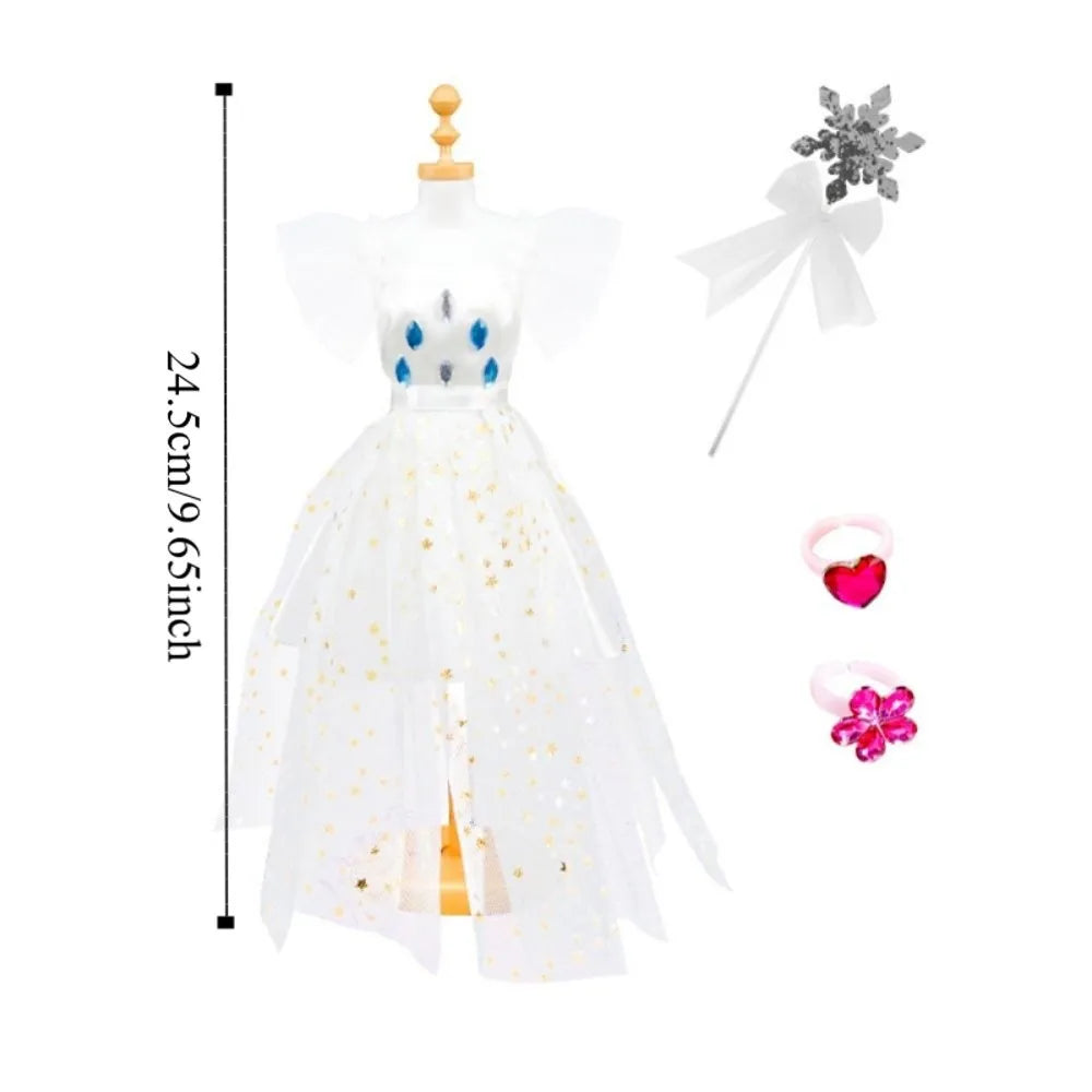 Intellectually Beneficial Clothing Design Handmade Material Bag Early Education Handcrafts Princess's Dress Material Set Cartoon