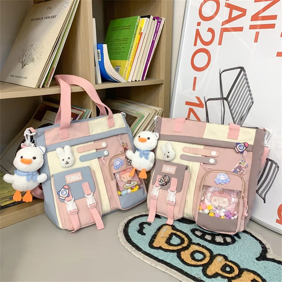 Japanese High School Girls Backpack School Bags for Teenage Girls Multi Pockets New Kawaii Backpack Women Bagpack Cute Mochila