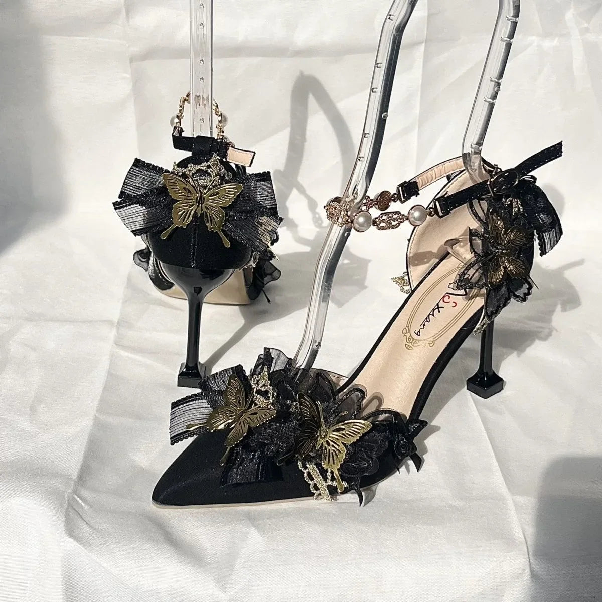 Heels Woman Luxury Fashion Sandals Gold Sandals Woman Lolita High Heels Shoes Woman High Quality Shoes Y2K Accessories 2025 New