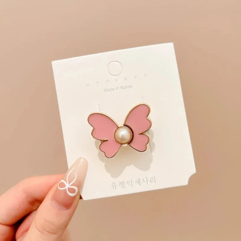 Adjustable Clips Butterfly Jeans Button For Pant Skirts Waist Tightener Buckle Snap Button Adjuster Pants Pin Retractable Button