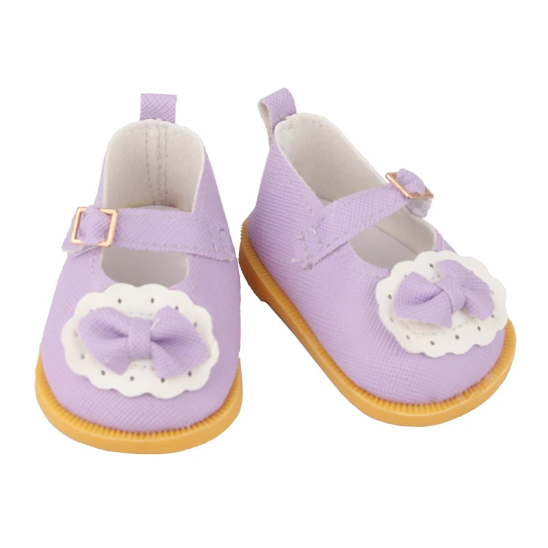 Purple Color Doll Accessories Luggage, Sweater Pajamas, Yoga mat, Shoes, Camera, Hangers For 43cm Baby New Born&American Dolls